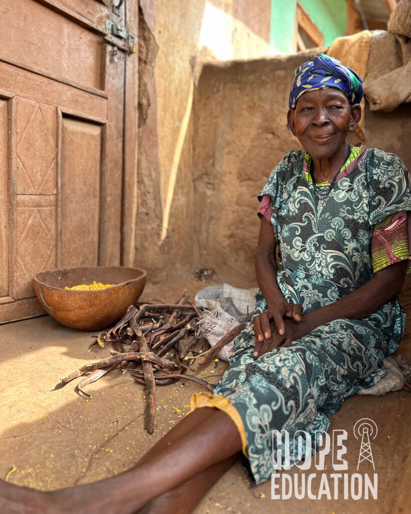 A an old Mamprusi farmer contemplates diminishing yields - climate change and human trafficking in Ghana