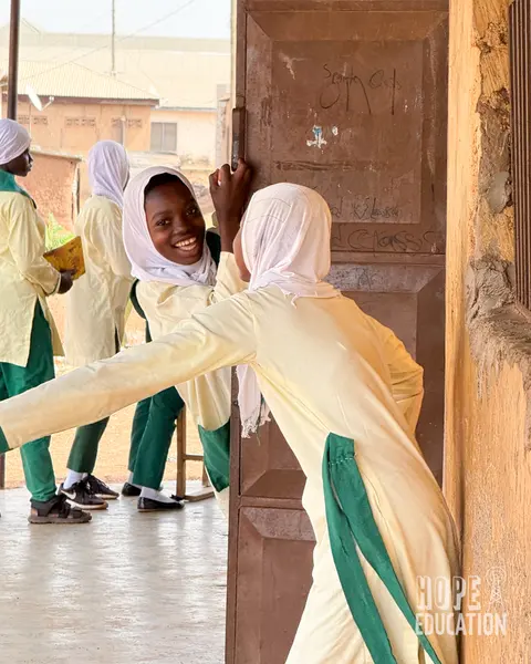 Pupils at Darrul Haddis School Tamale