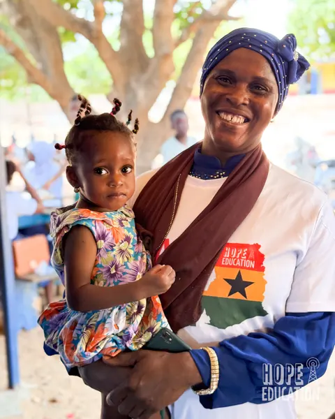 Our Teacher patron at St Paul's Junior High School, Tamale