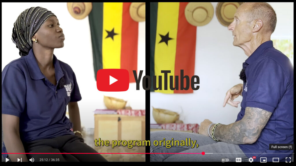 Angus Thomas and Mariama post-pilot project reflections