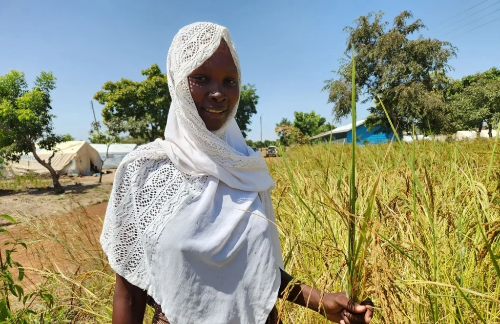 A female Burkinabe refugee farmer at Tarikom, Ghana. ©UNHCR/Sulaiman Momodu