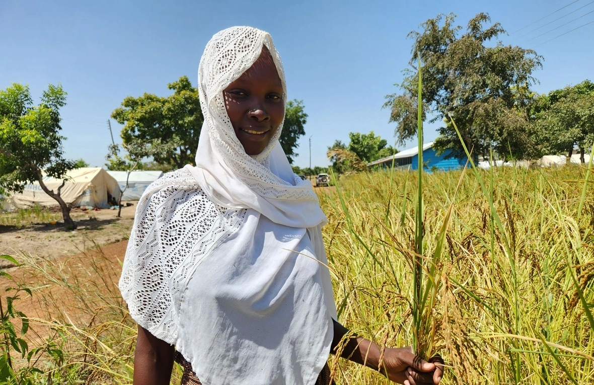 A female Burkinabe refugee farmer at Tarikom, Ghana. ©UNHCR/Sulaiman Momodu